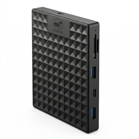 ModusTech Nexus docking station with built-in hard drive, USB ports and SD card slots