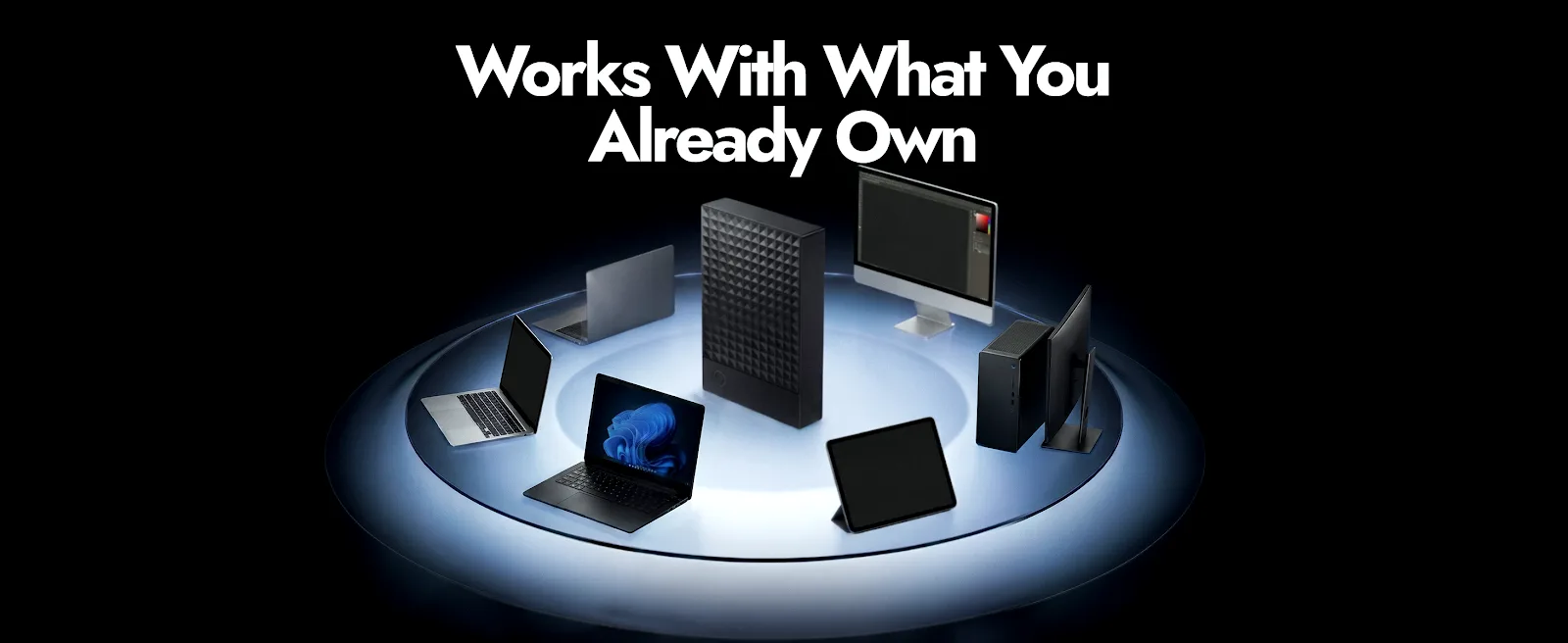 Vault Facet works with the laptops, desktops and tablets you already own